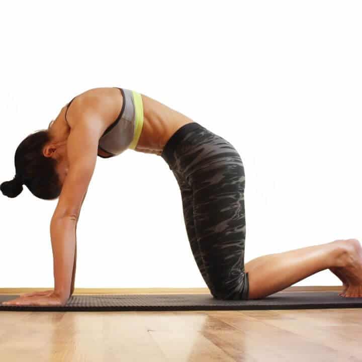 Pilates en Casa para Principiantes Postura del Gato-Camello (3)